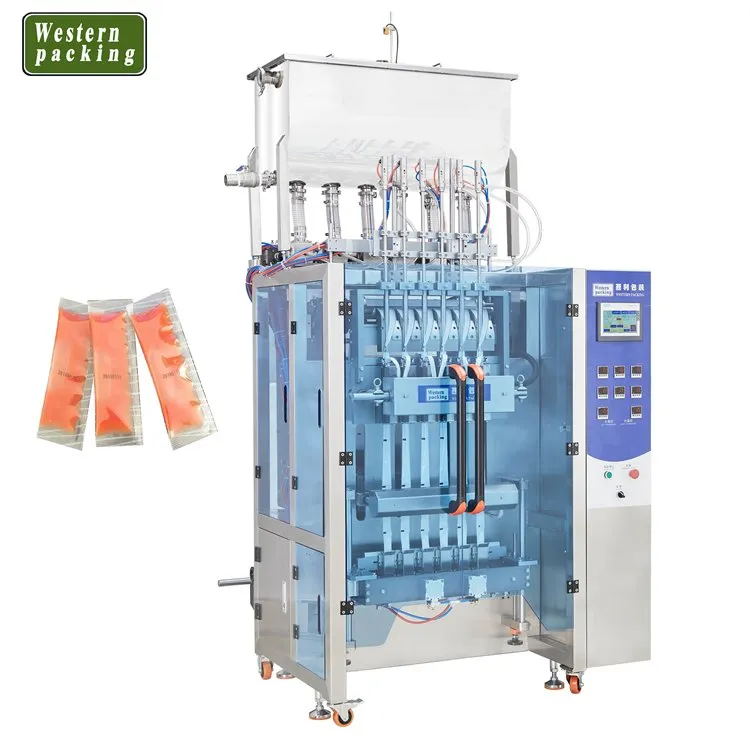 Μηχανή συσκευασίας ζελέ φακελλίσκων τριών πλευρών Multilane