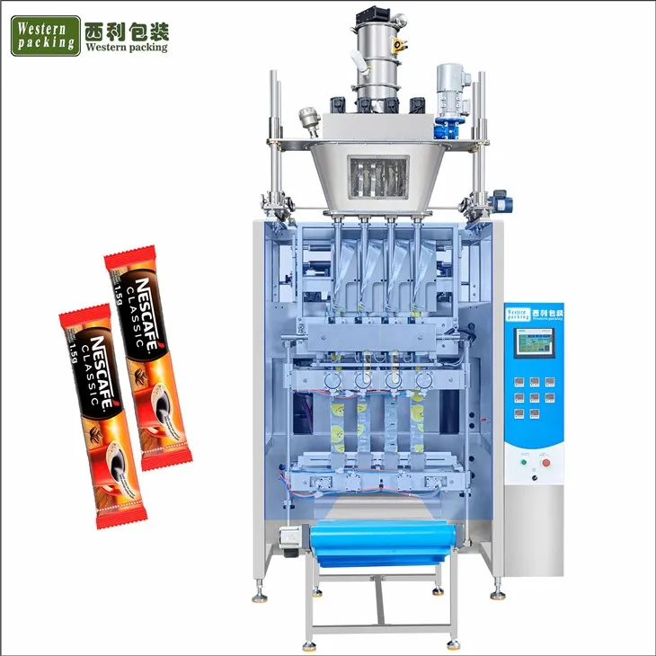 Μηχανή πλήρωσης φακελίσκων σε σκόνη 2 γραμμαρίων καφέ