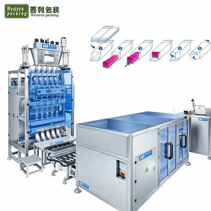 Μηχανή χαρτοκιβωτίων πακέτων με ραβδί