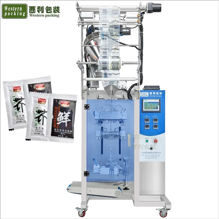 Μηχανή συσκευασίας σακουλακιού δίδυμου πακέτου